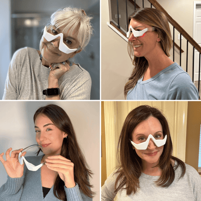 RevitalEyes® 2-w-1 Terapia Czerwonym Światłem + EMS na redukcję worków pod oczami